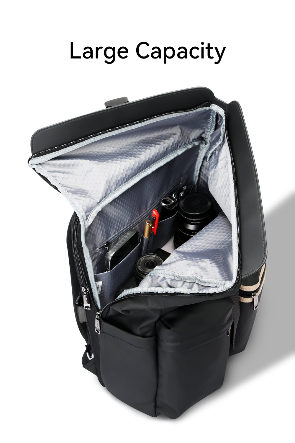 BOPai Laptop Backpack for Work Travel School Waterproof Laptop Backpack Fits Up to 16 Inch Notebook