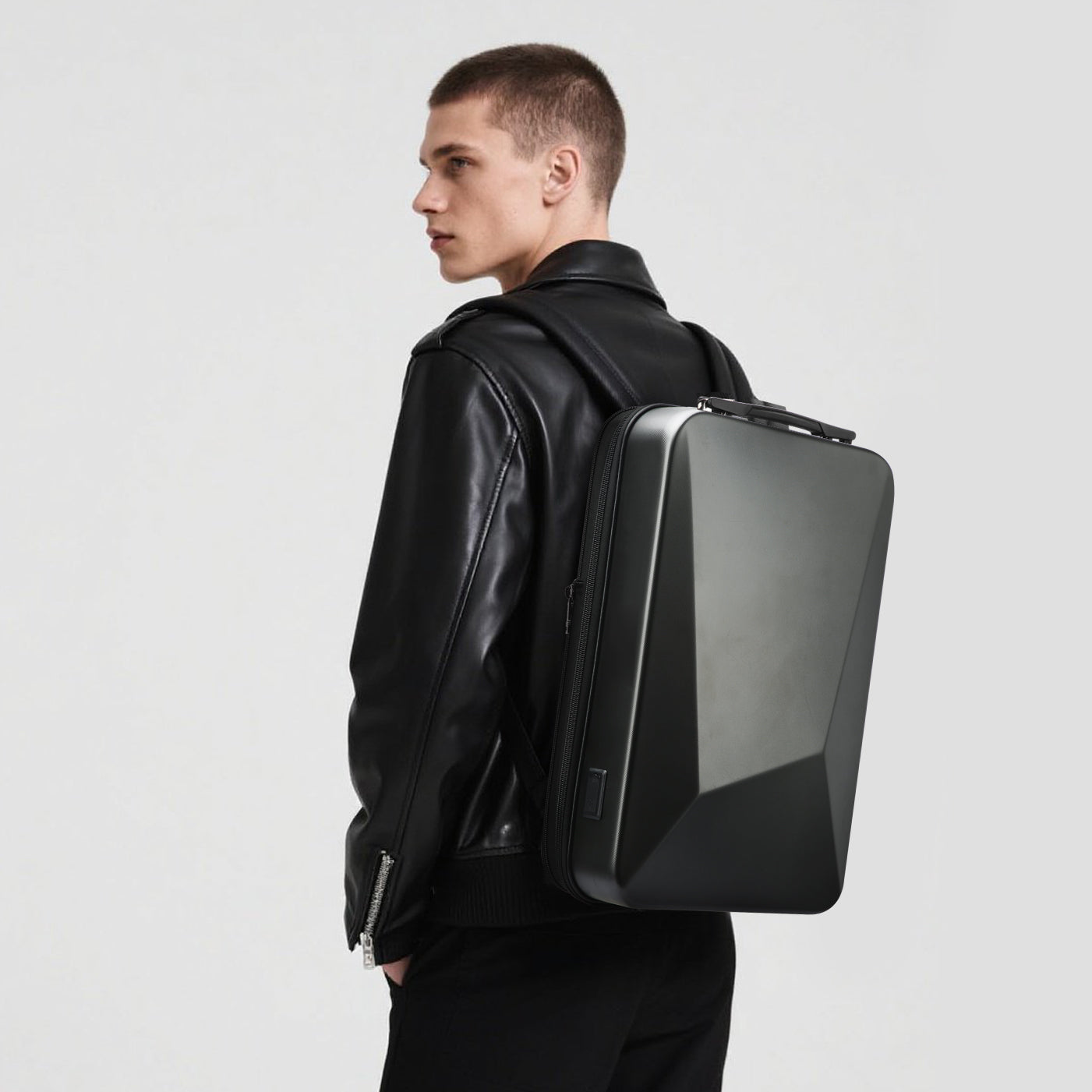 BOPai Hard Shell Tsa Laptop Backpack for Men Gaming Backpack for 17.3 inch Anti Theft Expansion Backpack Light Slim Black Usb Waterproof 15.6 Rucksack