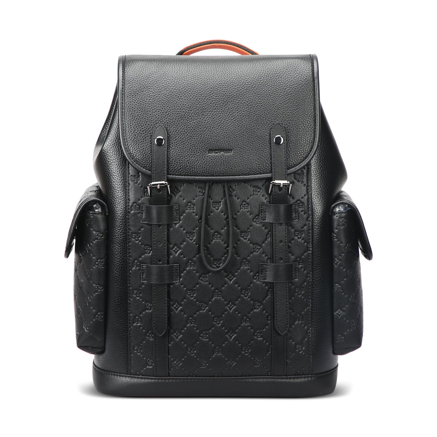 BOPai Genuine Leather Backpack 15,6 inch Laptop Bag for Men Business Computer Backpack Casual Daypack