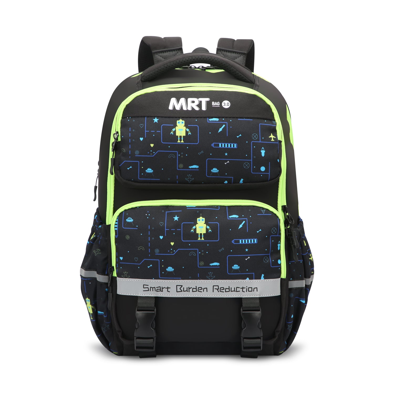 BOPai Backpacks Lightweight Bookbag Premium Durable Backpack Black