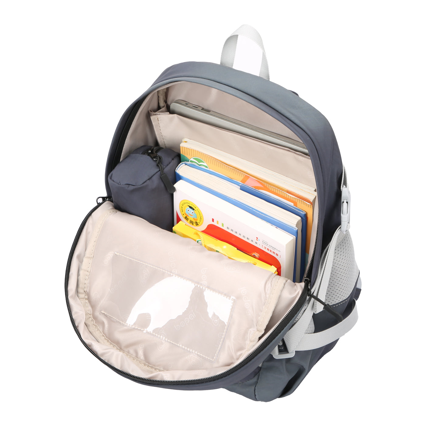 BOPai Backpacks Lightweight Bookbag Premium Durable Backpack Black